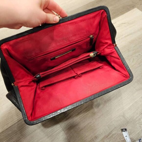 Elliot Lucca Leather Medium Purse Handbag Clutch - Picture 11 of 14